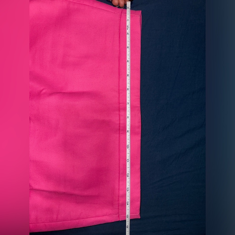 J. Crew Pink Scallop Hem Straight Pencil Skirt - Picture 7 of 7
